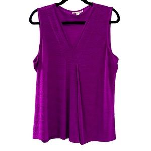 Berry sleeveless tank Dana Buchman size XL